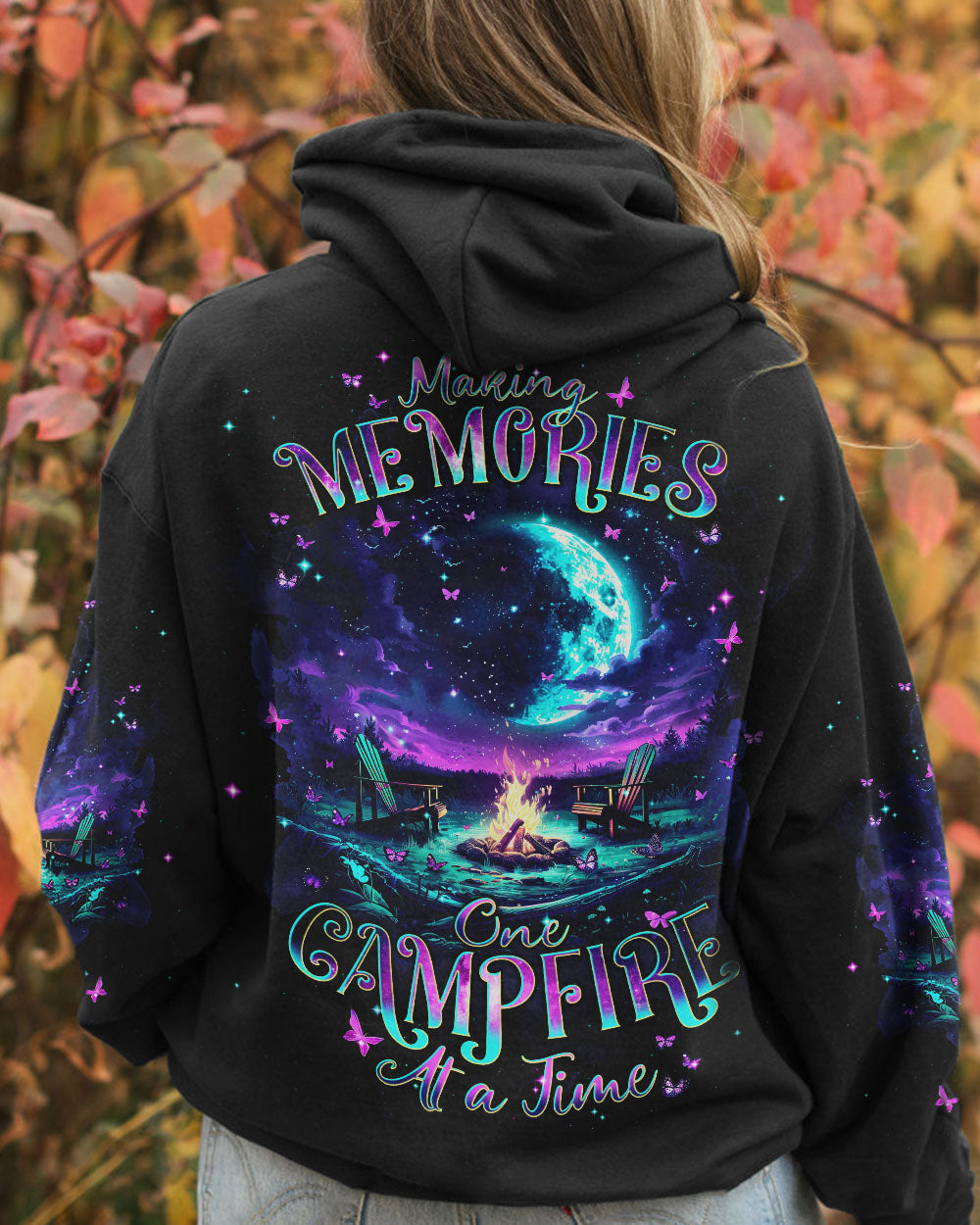 BLISSCORNERS MAKING MEMORIES ONE CAMPFIRE AT A TIME ALL OVER PRINT