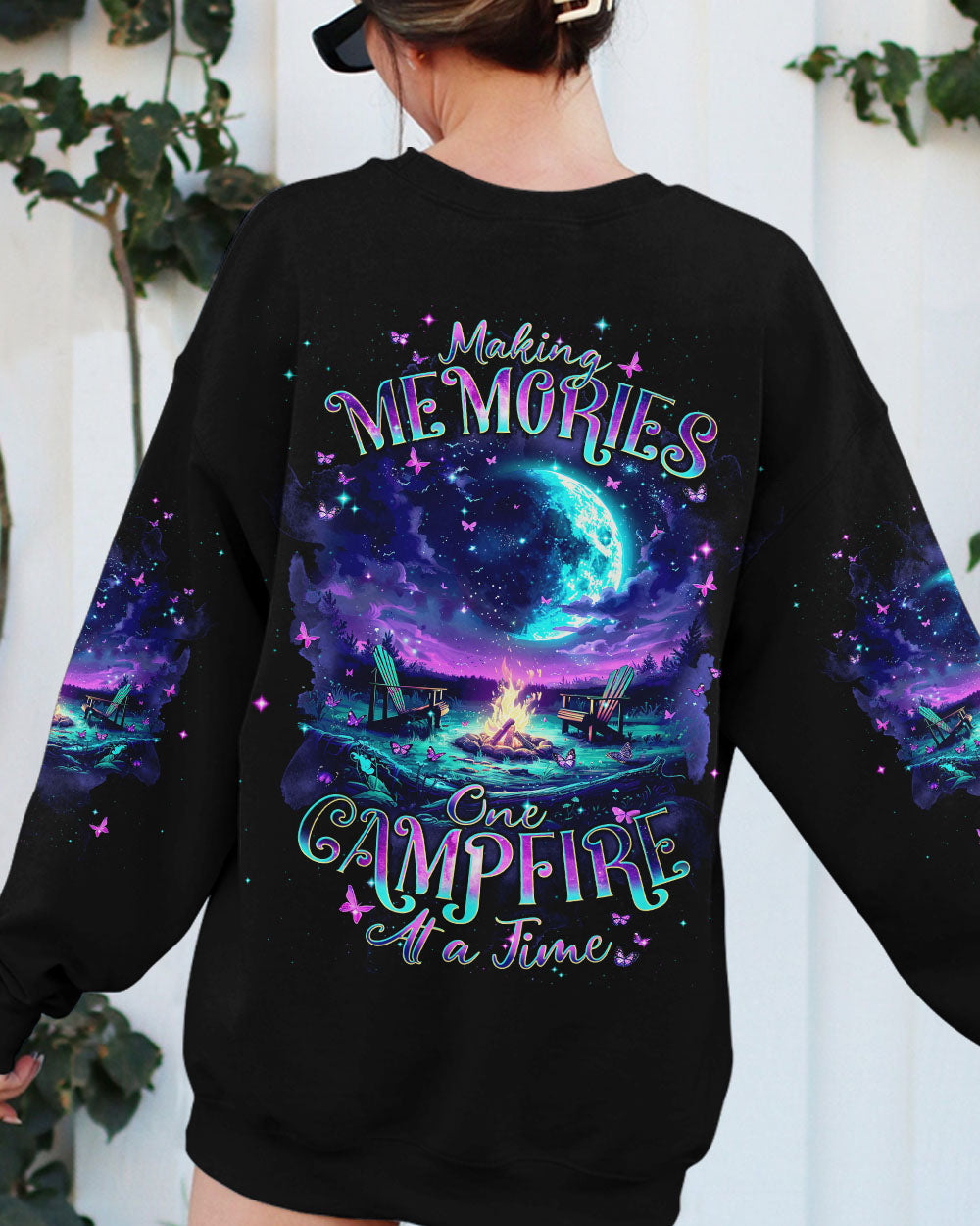 BLISSCORNERS MAKING MEMORIES ONE CAMPFIRE AT A TIME ALL OVER PRINT