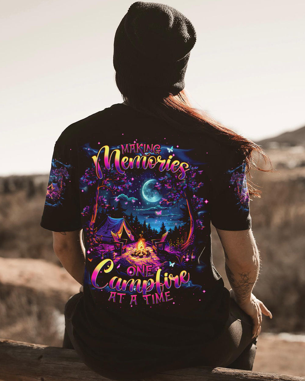 BLISSCORNERS MAKING MEMORIES ONE CAMPFIRE AT A TIME ALL OVER PRINT