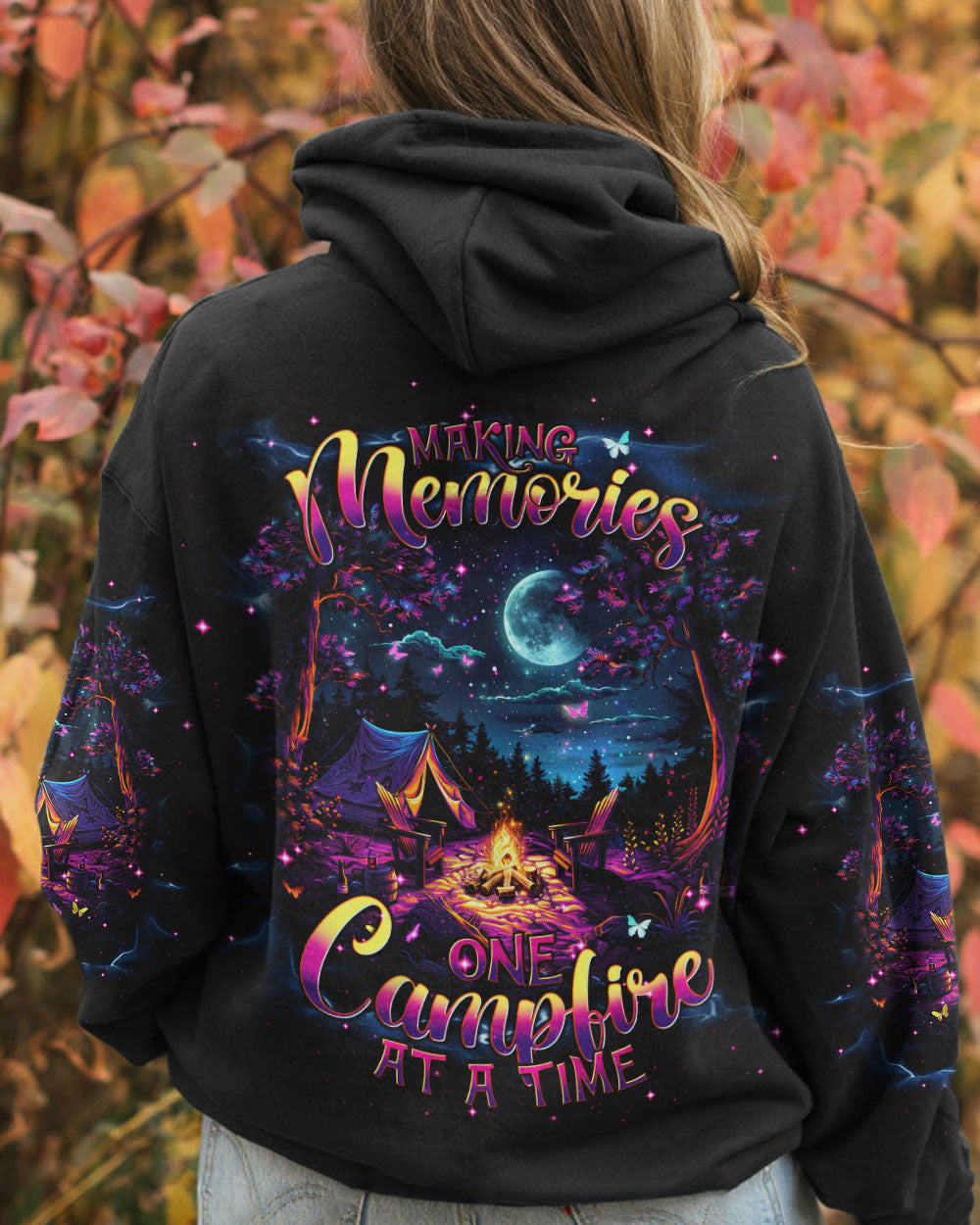 BLISSCORNERS MAKING MEMORIES ONE CAMPFIRE AT A TIME ALL OVER PRINT