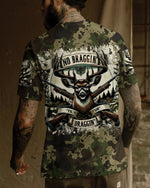 BLISSCORNERS NO BRAGGING UNTIL YOU'RE DRAGGING HUNTING ALL OVER PRINT