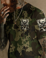 BLISSCORNERS NO BRAGGING UNTIL YOU'RE DRAGGING HUNTING ALL OVER PRINT