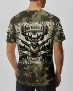 BLISSCORNERS NO BRAGGING UNTIL YOU'RE DRAGGING HUNTING ALL OVER PRINT