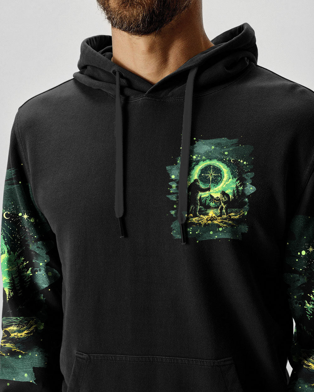 BLISSCORNERS SMALL GANG BIGFOOT CAMPFIRE ALL OVER PRINT