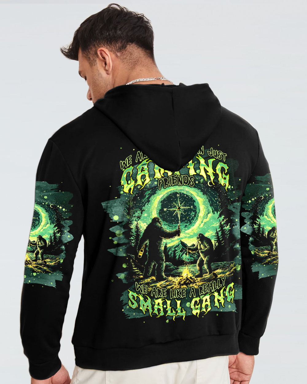 BLISSCORNERS SMALL GANG BIGFOOT CAMPFIRE ALL OVER PRINT