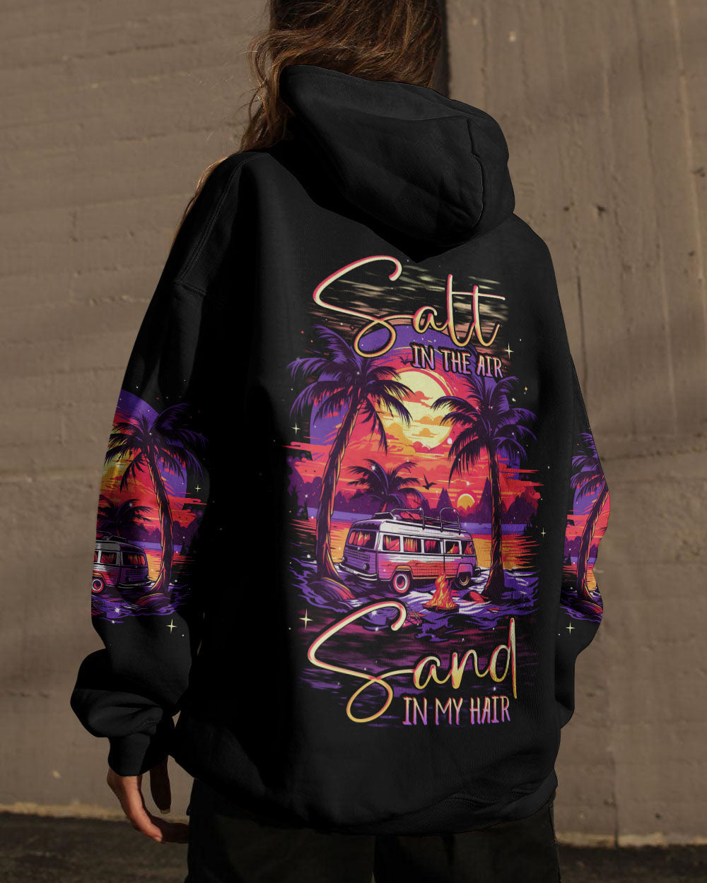 BLISSCORNERS SALT IN THE AIR SAND IN MY HAIR ALL OVER PRINT