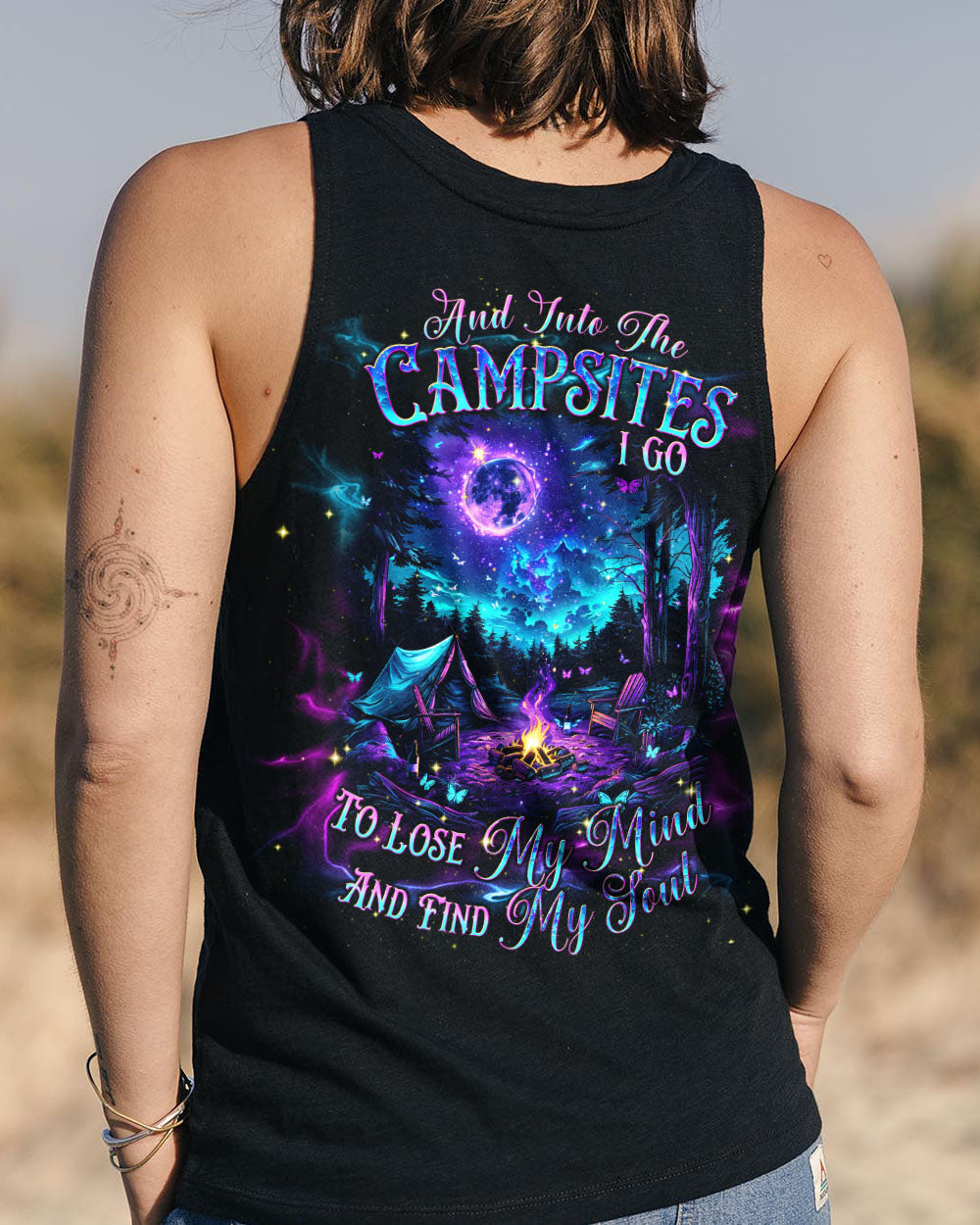 BLISSCORNERS AND INTO THE CAMPSITES I GO ALL OVER PRINT