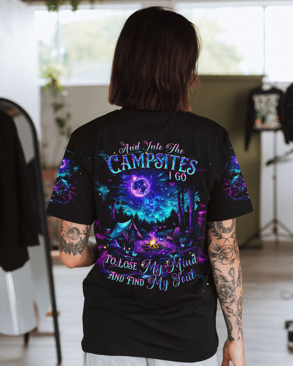 BLISSCORNERS AND INTO THE CAMPSITES I GO ALL OVER PRINT