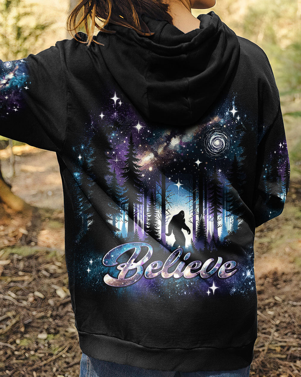 BLISSCORNERS (HOT DEAL) BELIEVE BIGFOOT ALL OVER PRINT