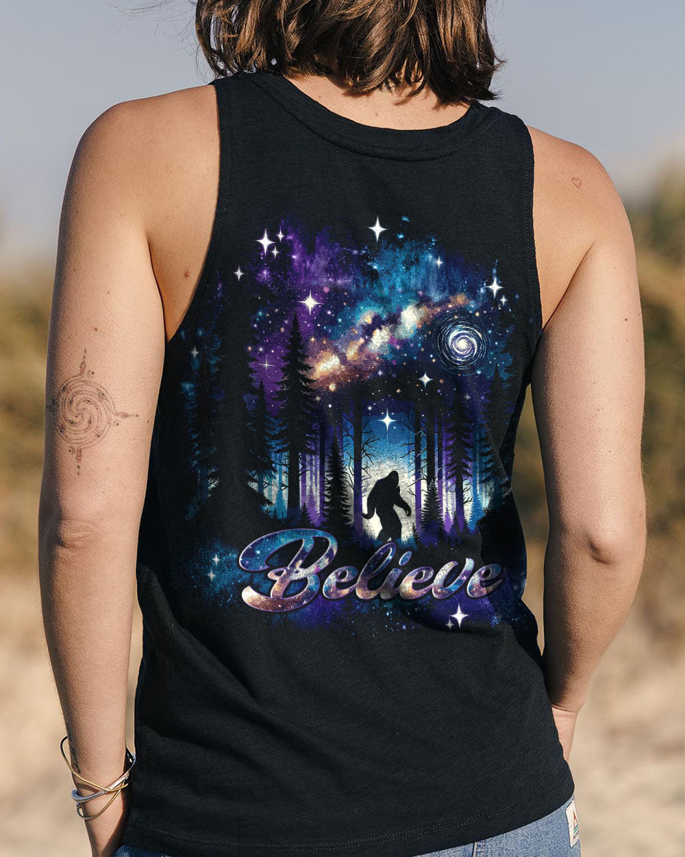 BLISSCORNERS (HOT DEAL) BELIEVE BIGFOOT ALL OVER PRINT