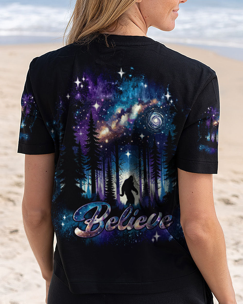 BLISSCORNERS (HOT DEAL) BELIEVE BIGFOOT ALL OVER PRINT