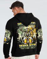 BLISSCORNERS SHOOTING DEERS AND DRINKING BEERS ALL OVER PRINT