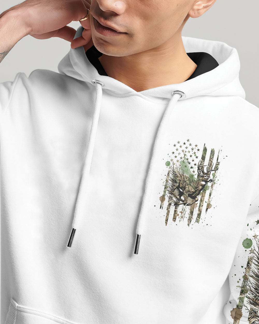 BLISSCORNERS THE CLOSER I GET TO NATURE DEER HUNTING ALL OVER PRINT