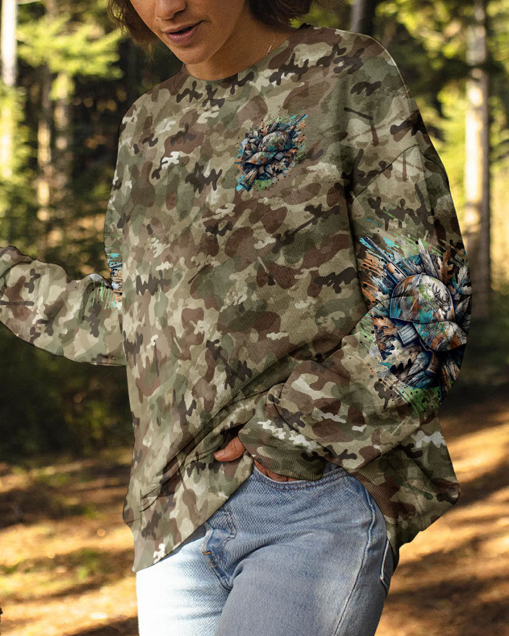 BLISSCORNERS DRESS ME IN CAMO HUNTING ALL OVER PRINT