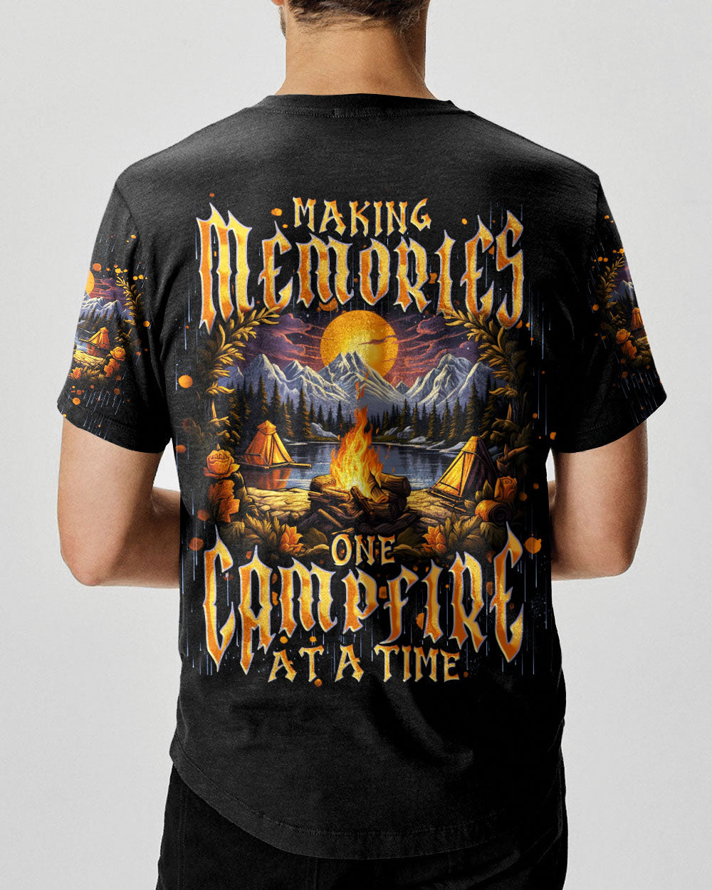 BLISSCORNERS MAKING MEMORIES ONE CAMPFIRE AT A TIME ALL OVER PRINT