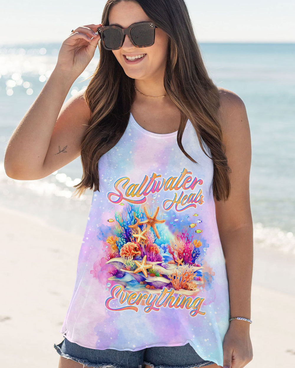 BLISSCORNERS SALTWATER HEALS EVERYTHING ALL OVER PRINT