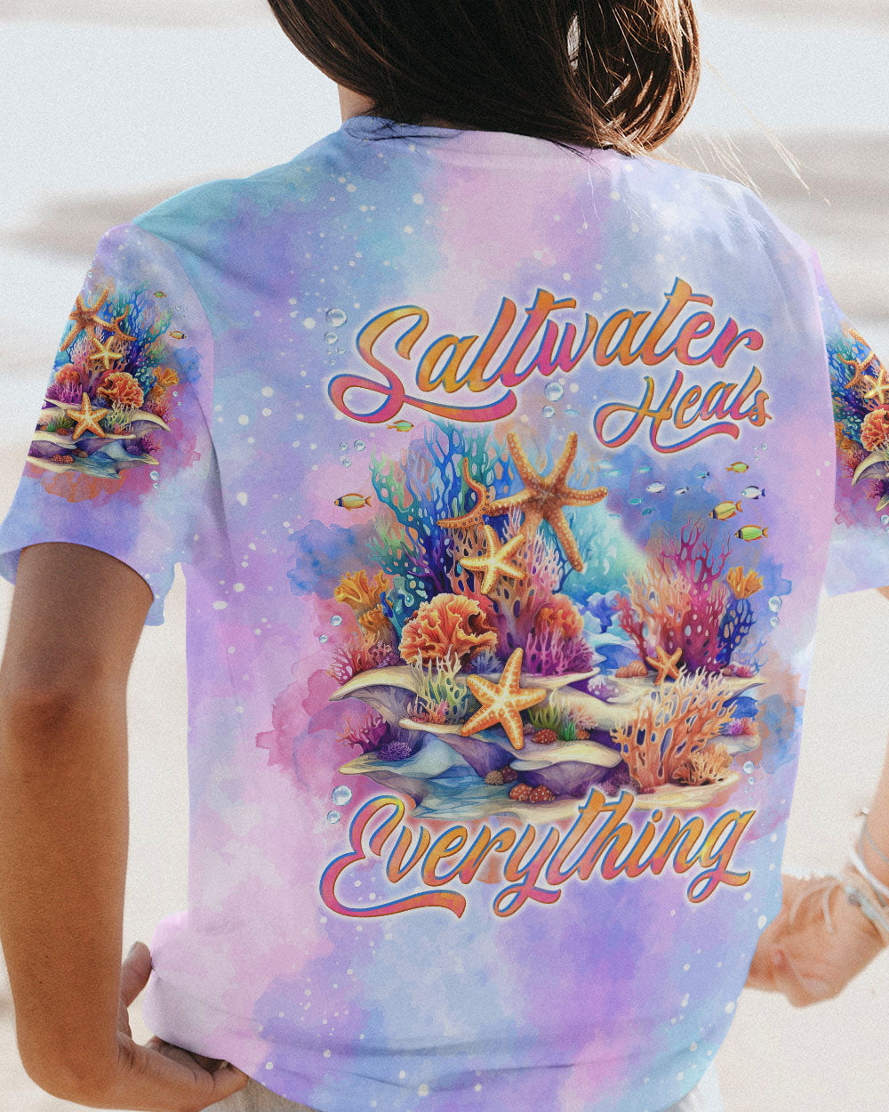 BLISSCORNERS SALTWATER HEALS EVERYTHING ALL OVER PRINT