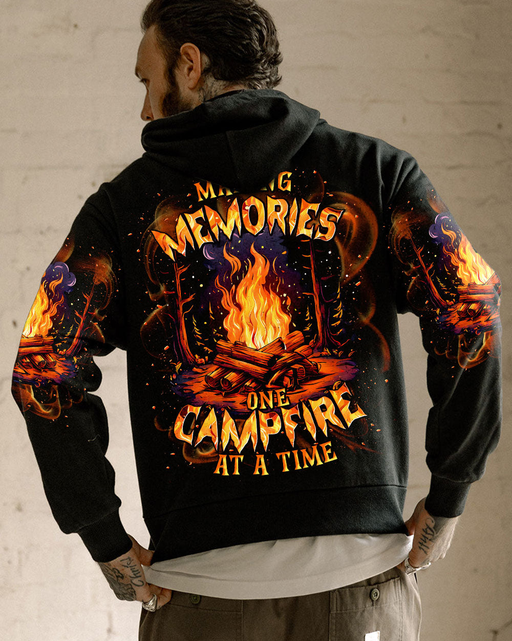 BLISSCORNERS MAKING MEMORIES ONE CAMPFIRE AT A TIME ALL OVER PRINT