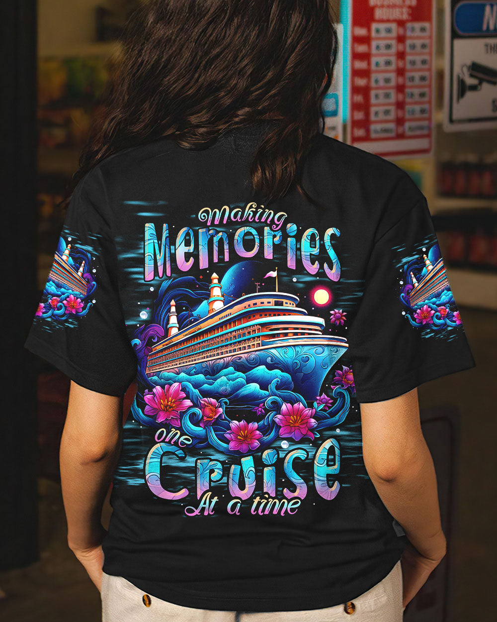 BLISSCORNERS MAKE MEMORIES ONE CRUISE ALL OVER PRINT