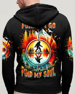 BLISSCORNERS AND INTO THE FOREST I GO BIGFOOT COMPASS ALL OVER PRINT