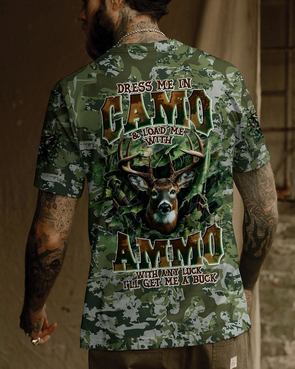 BLISSCORNERS DRESS ME IN CAMO HUNTING ALL OVER PRINT