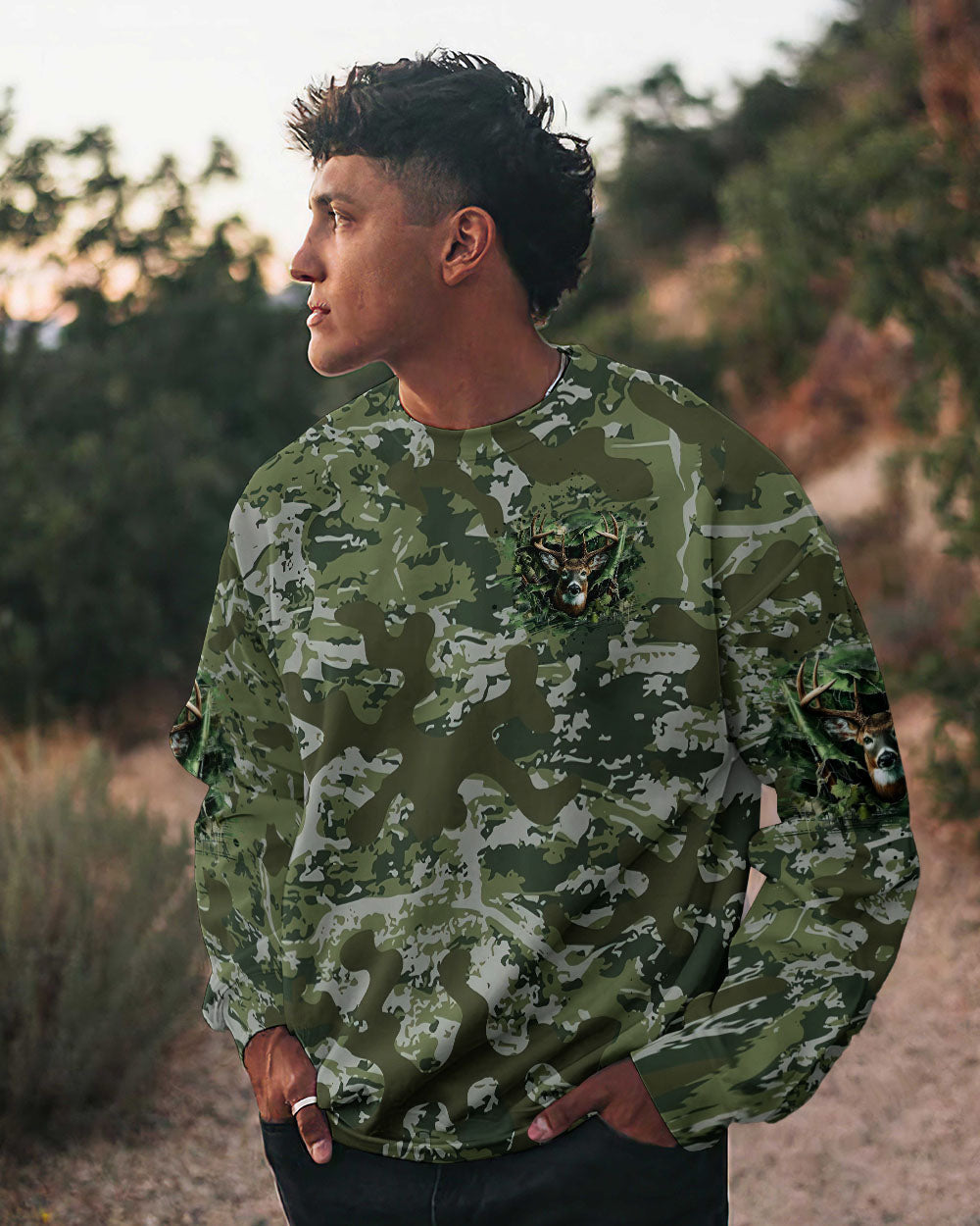 BLISSCORNERS DRESS ME IN CAMO HUNTING ALL OVER PRINT