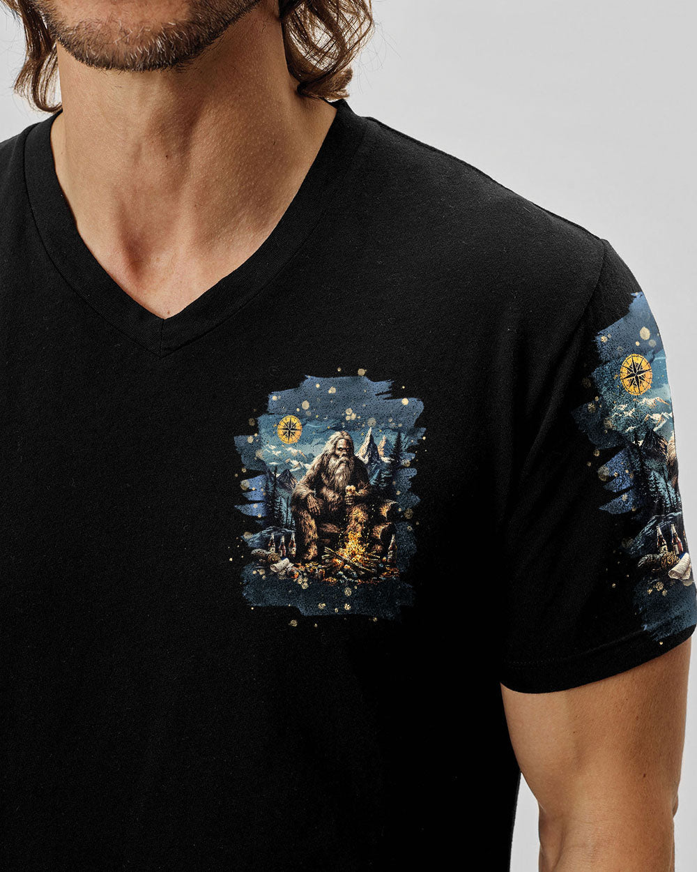BLISSCORNERS MAKING MEMORIES ONE CAMPFIRE AT A TIME BIGFOOT ALL OVER PRINT