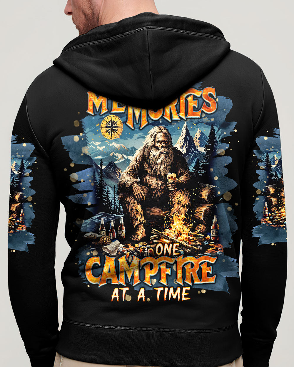BLISSCORNERS MAKING MEMORIES ONE CAMPFIRE AT A TIME BIGFOOT ALL OVER PRINT
