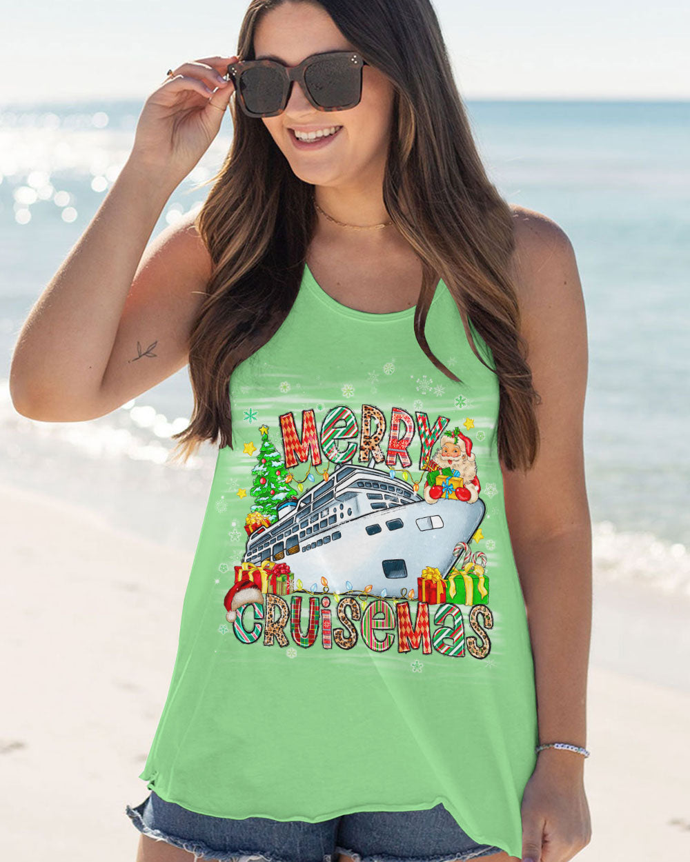 BLISSCORNERS MERRY CRUISEMAS CHRISTMAS ALL OVER PRINT