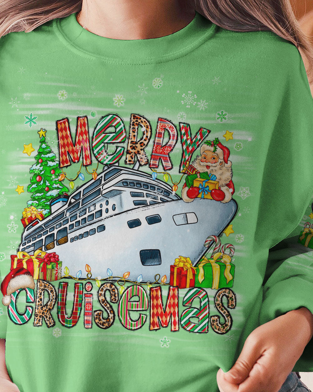 BLISSCORNERS MERRY CRUISEMAS CHRISTMAS ALL OVER PRINT