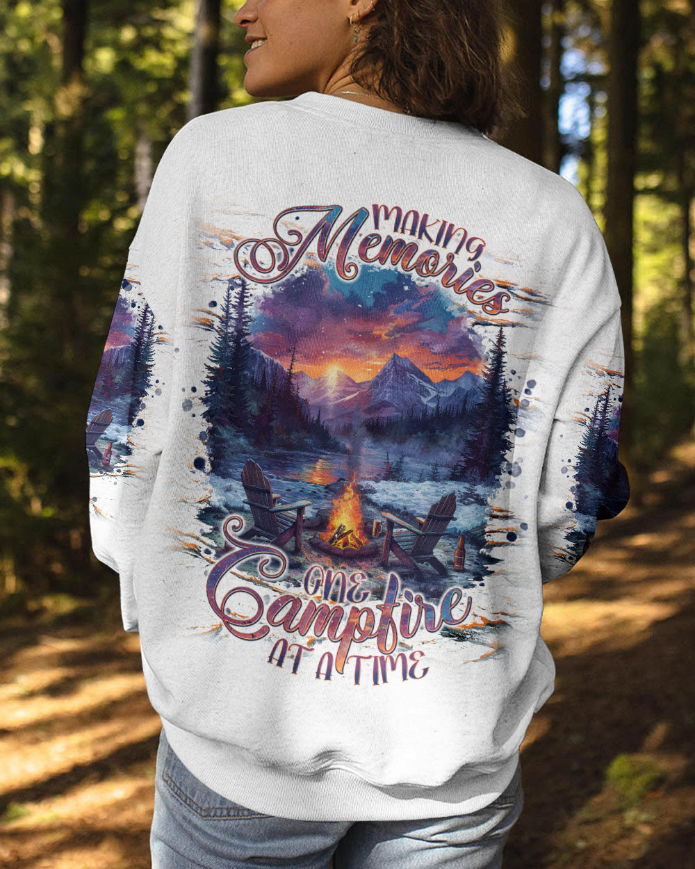 BLISSCORNERS MAKING MEMORIES ONE CAMPFIRE AT A TIME ALL OVER PRINT