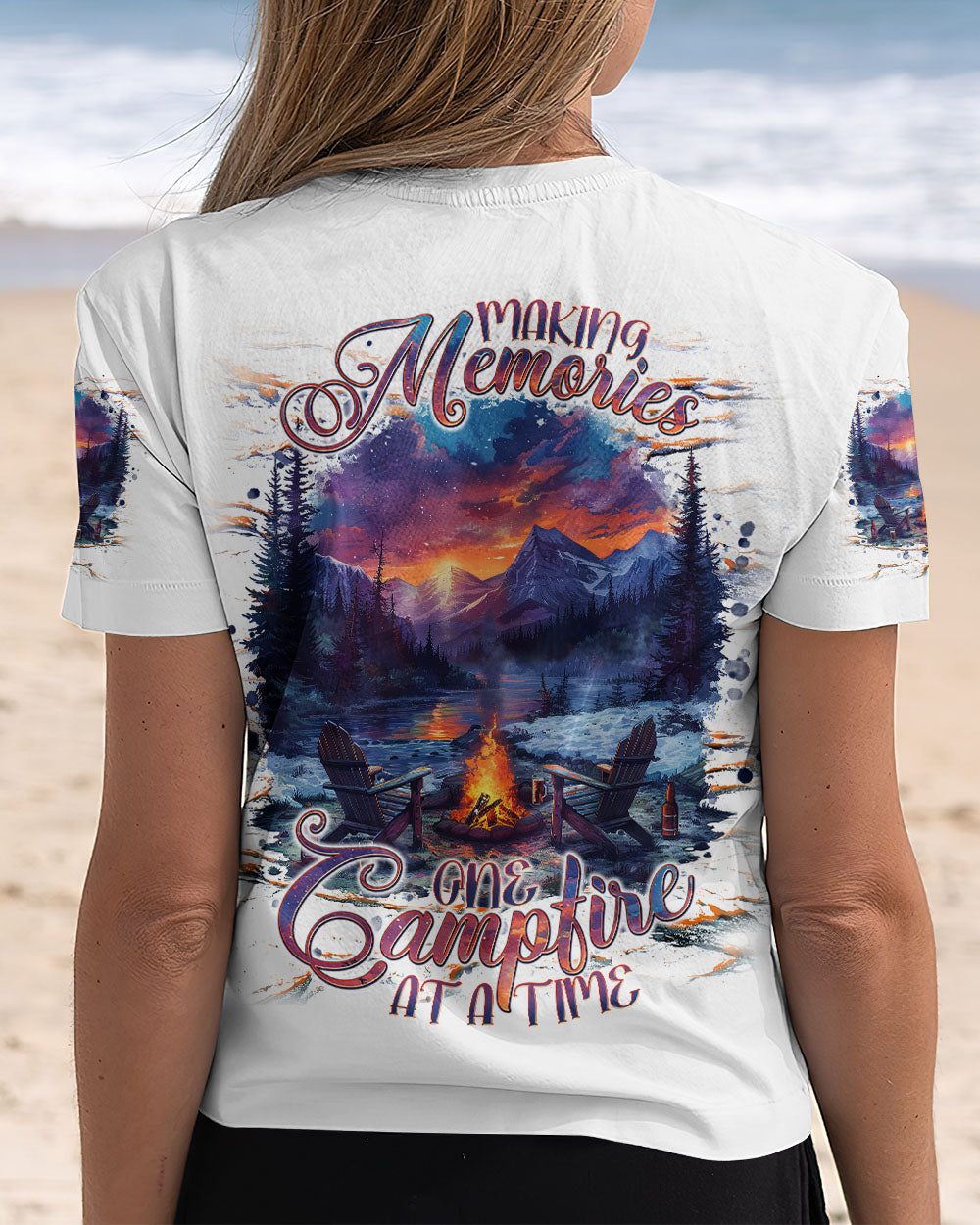 BLISSCORNERS MAKING MEMORIES ONE CAMPFIRE AT A TIME ALL OVER PRINT