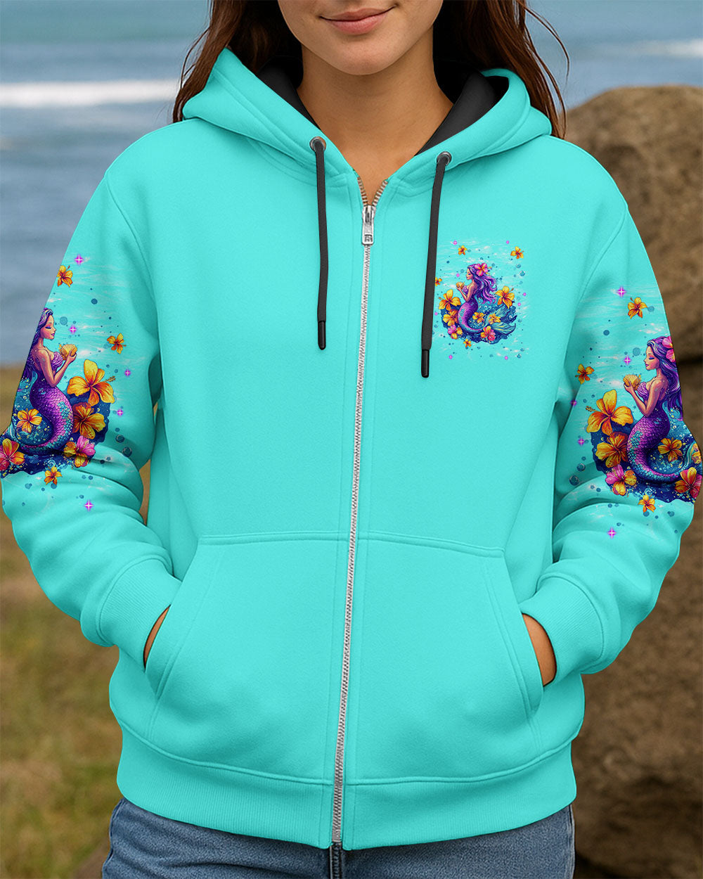 BLISSCORNERS SALTY BUT SWEET MERMAID ALL OVER PRINT