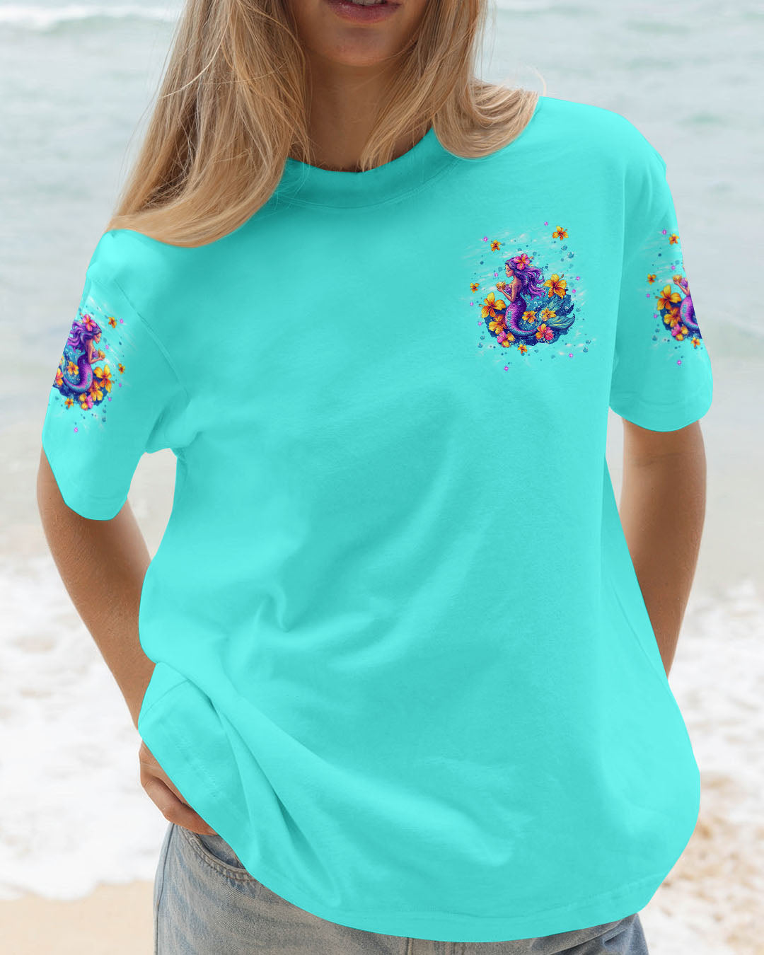 BLISSCORNERS SALTY BUT SWEET MERMAID ALL OVER PRINT