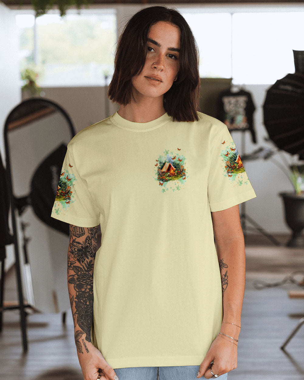 BLISSCORNERS BORN TO EXPLORE DESTINED TO BE WILD ALL OVER PRINT