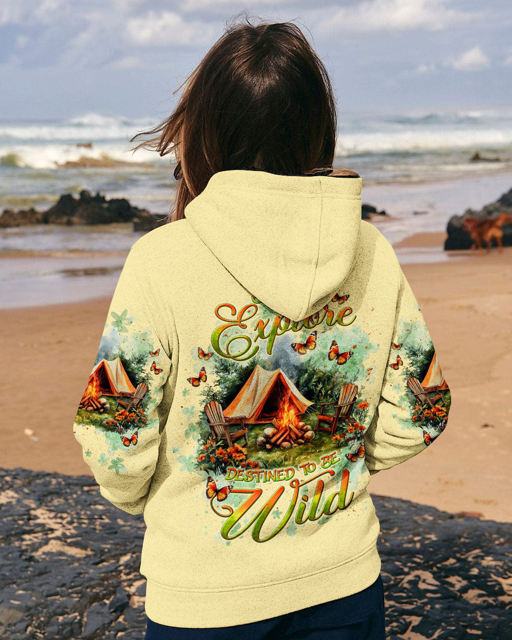 BLISSCORNERS BORN TO EXPLORE DESTINED TO BE WILD ALL OVER PRINT