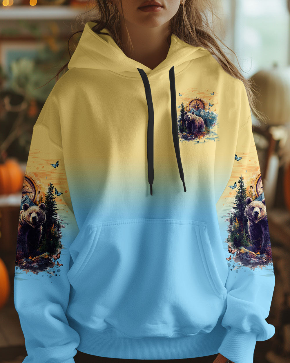 BLISSCORNERS AND INTO THE FOREST I GO BEAR ALL OVER PRINT