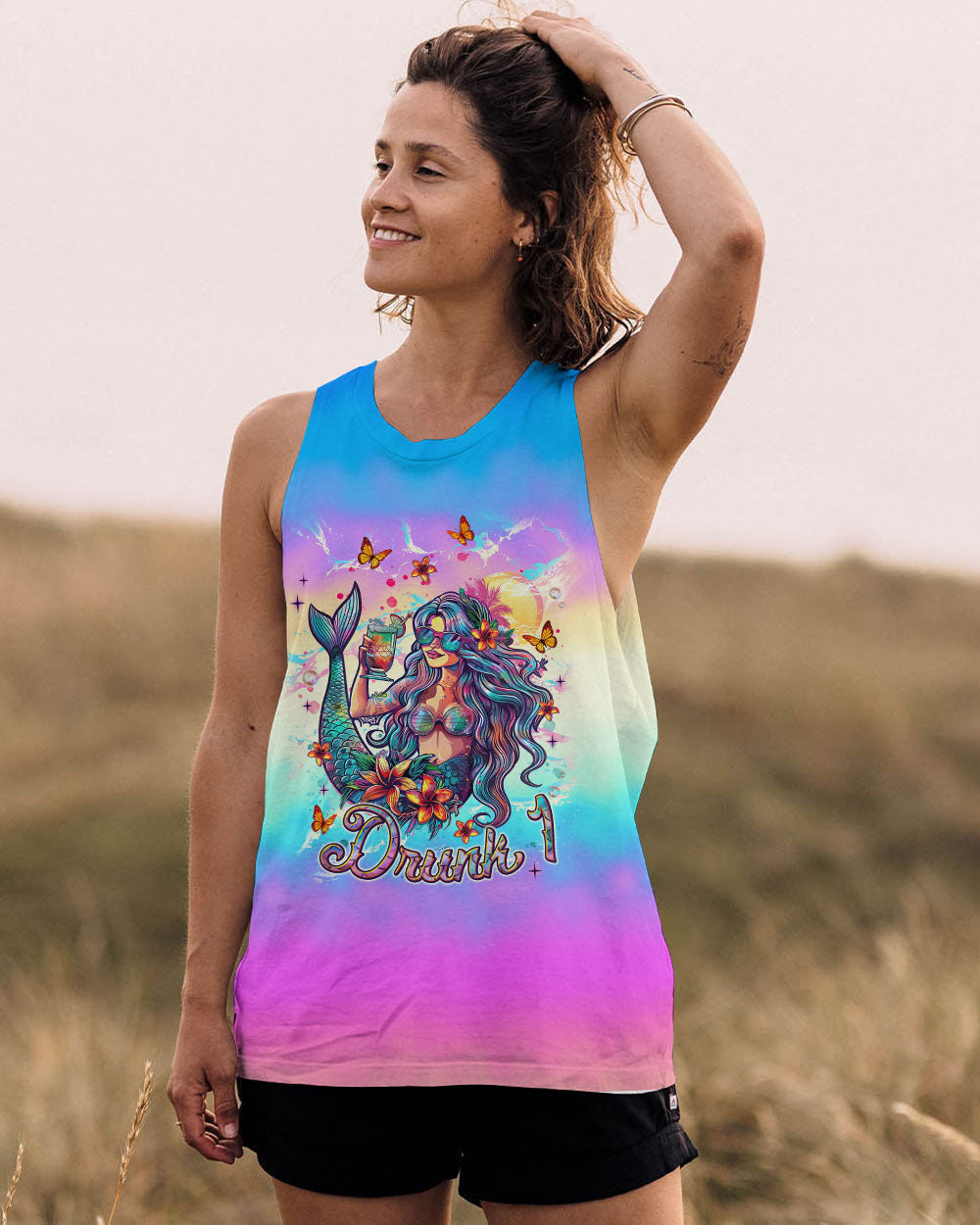 BLISSCORNERS IF LOST OR DRUNK MERMAID ALL OVER PRINT