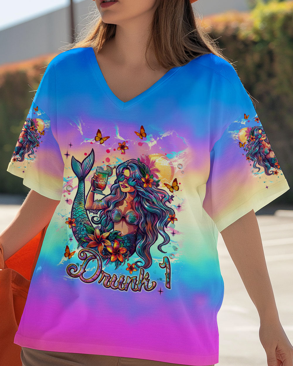 BLISSCORNERS IF LOST OR DRUNK MERMAID ALL OVER PRINT