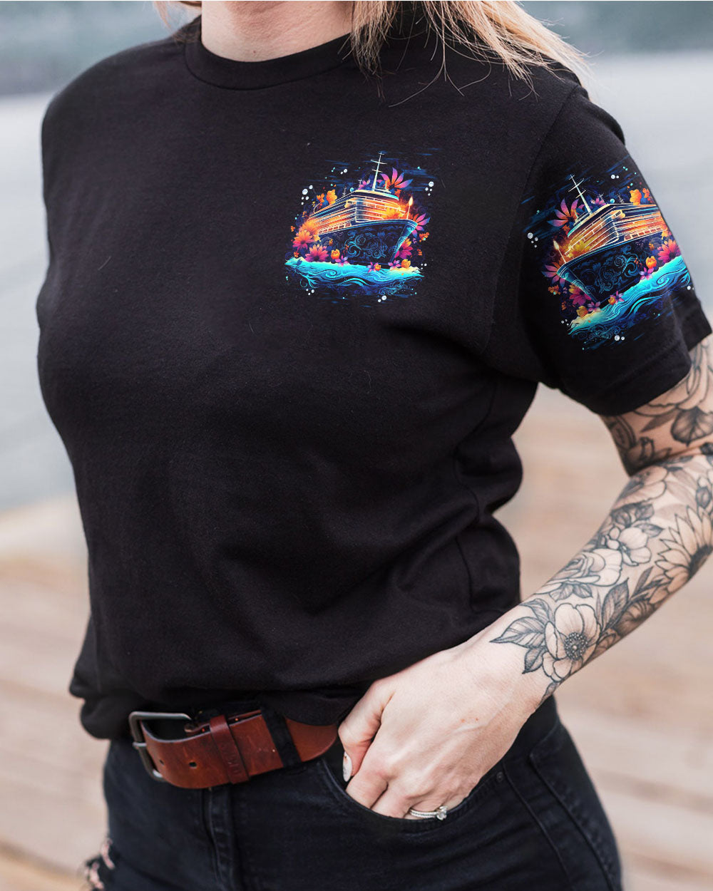 BLISSCORNERS FRIENDS DON'T LET FRIENDS CRUISE ALONE ALL OVER PRINT