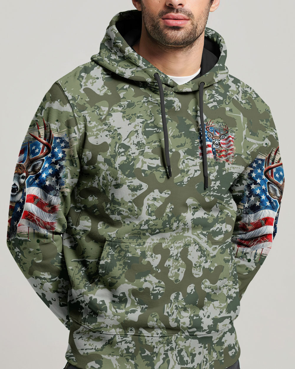 BLISSCORNERS BUCK AROUND AND FIND OUT DEER HUNTING ALL OVER PRINT