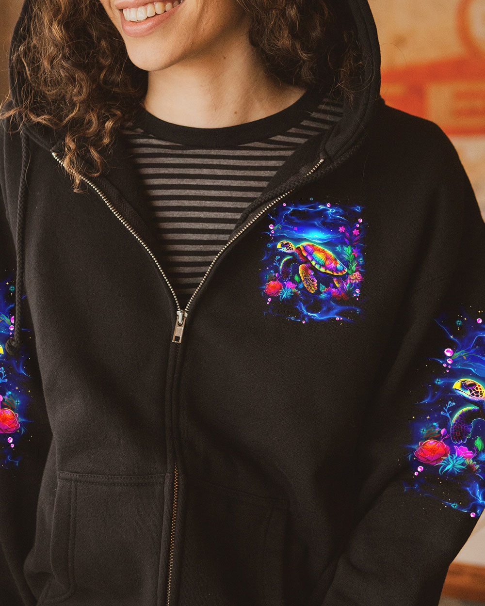 BLISSCORNERS SALTWATER HEALS EVERYTHING TURTLE ALL OVER PRINT