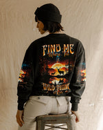 BLISSCORNERS FIND ME WHERE THE WILD THINGS ARE DEER HUNTING NATURE ALL OVER PRINT