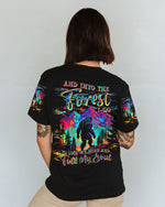 BLISSCORNERS AND INTO THE FOREST I GO BIGFOOT COLORFUL ALL OVER PRINT