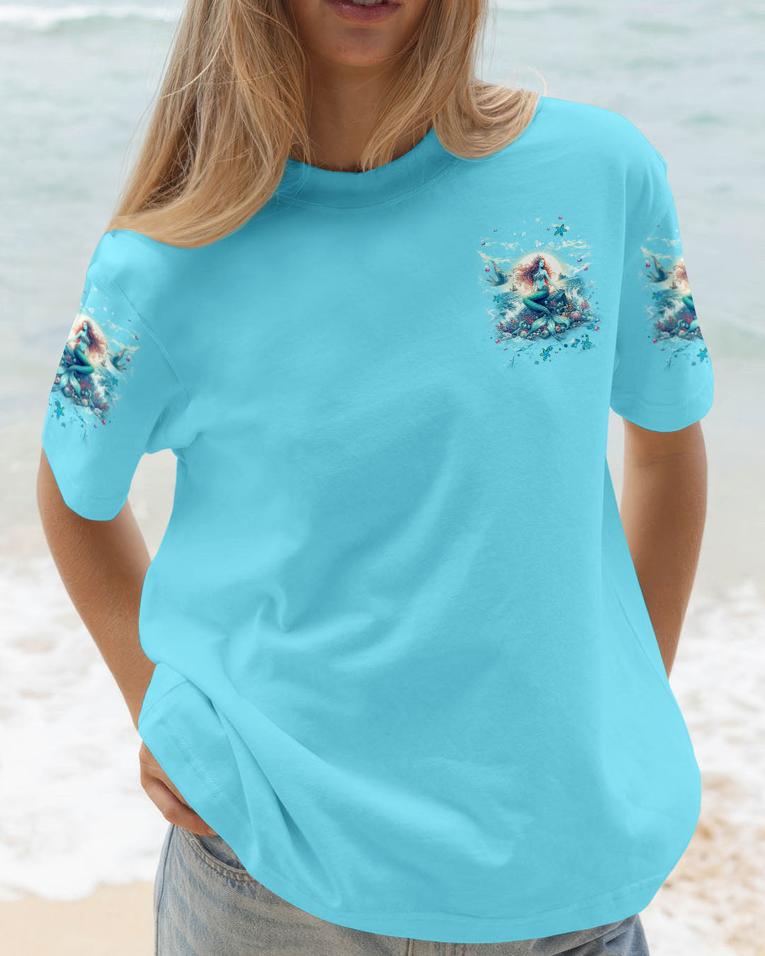 BLISSCORNERS LET THE SEA SET YOU FREE MERMAID ALL OVER PRINT