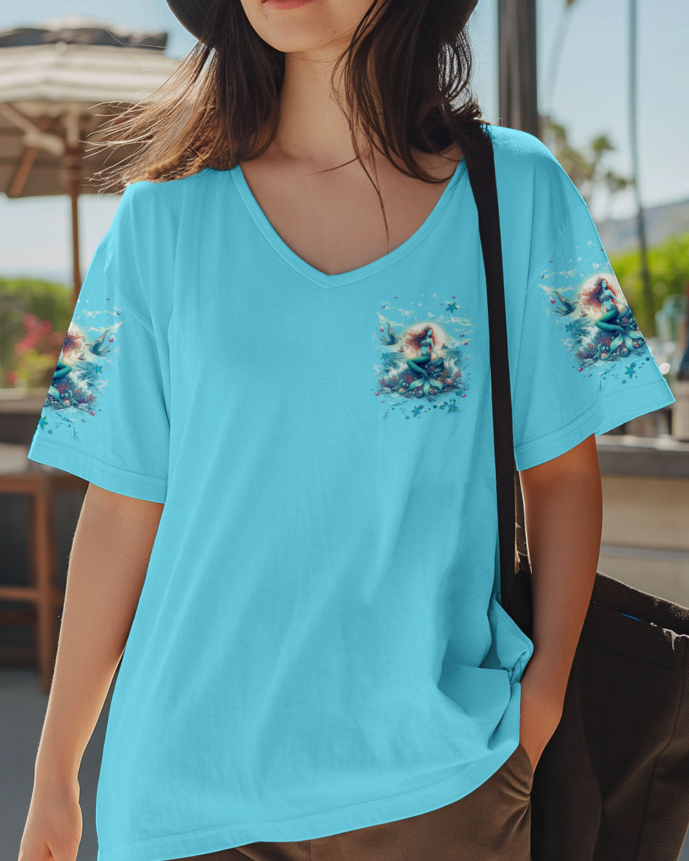 BLISSCORNERS LET THE SEA SET YOU FREE MERMAID ALL OVER PRINT