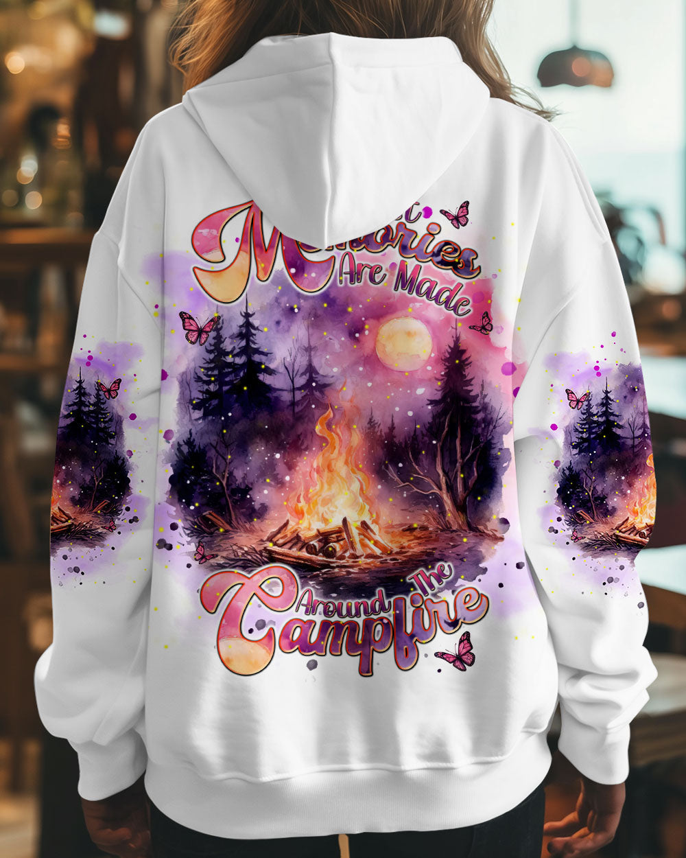 BLISSCORNERS THE BEST MEMORIES ARE MADE AROUND THE CAMPFIRE ALL OVER PRINT