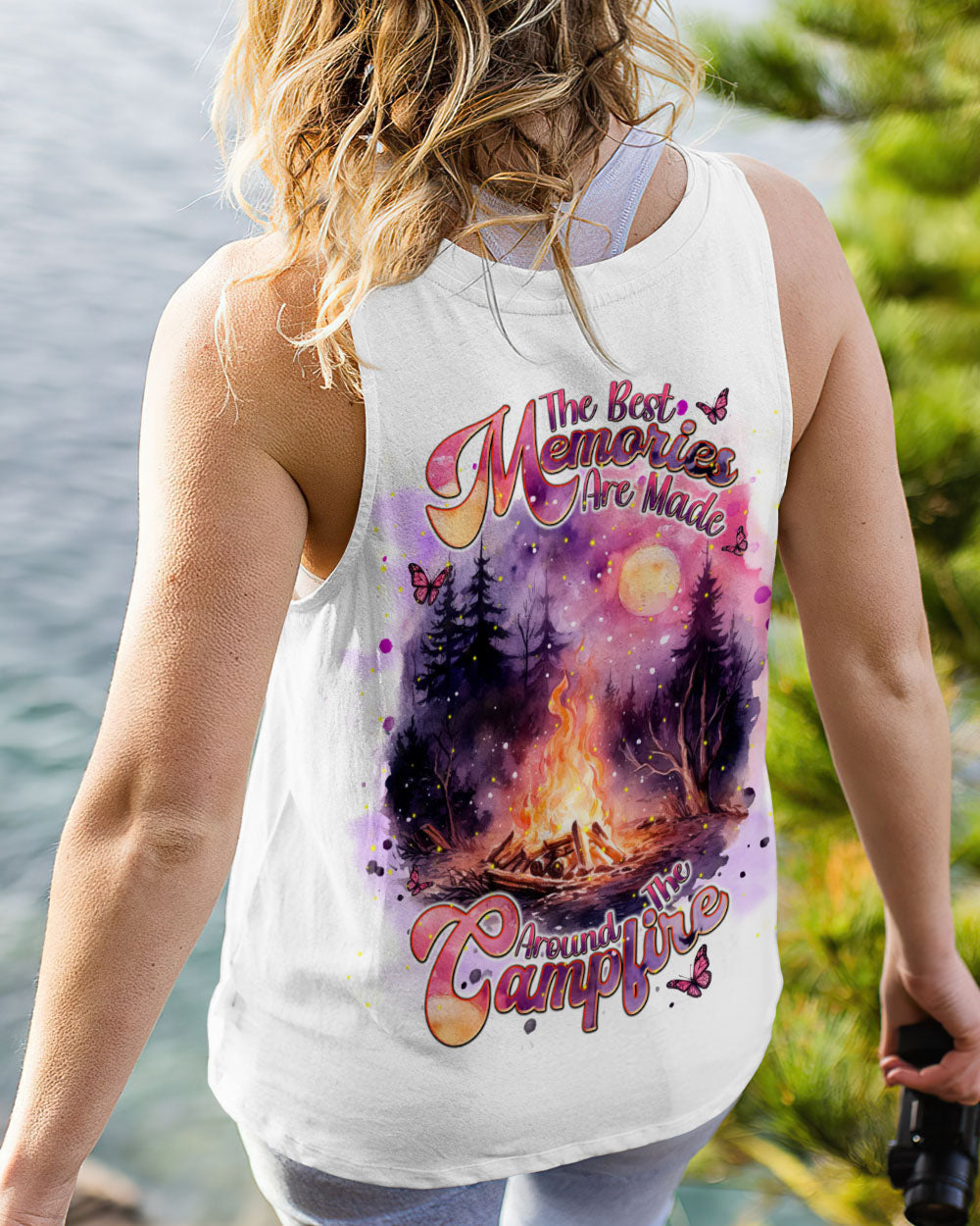 BLISSCORNERS THE BEST MEMORIES ARE MADE AROUND THE CAMPFIRE ALL OVER PRINT