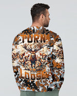 BLISSCORNERS TURN 'EM LOOSE HUNTING DEER FOXHOUND DOG ALL OVER PRINT