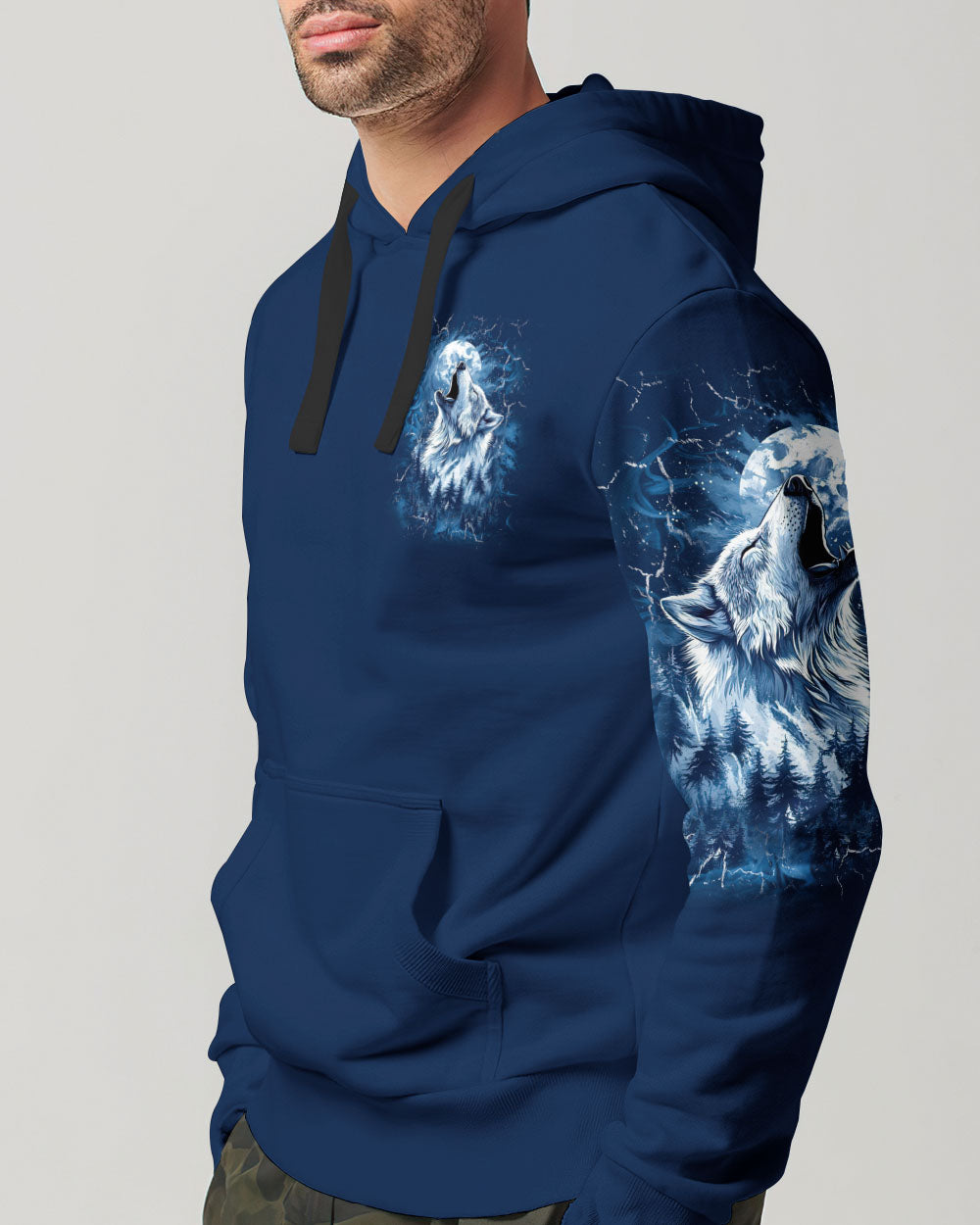 BLISSCORNERS WILD SPIRIT UNBREAKABLE SOUL WOLF ALL OVER PRINT